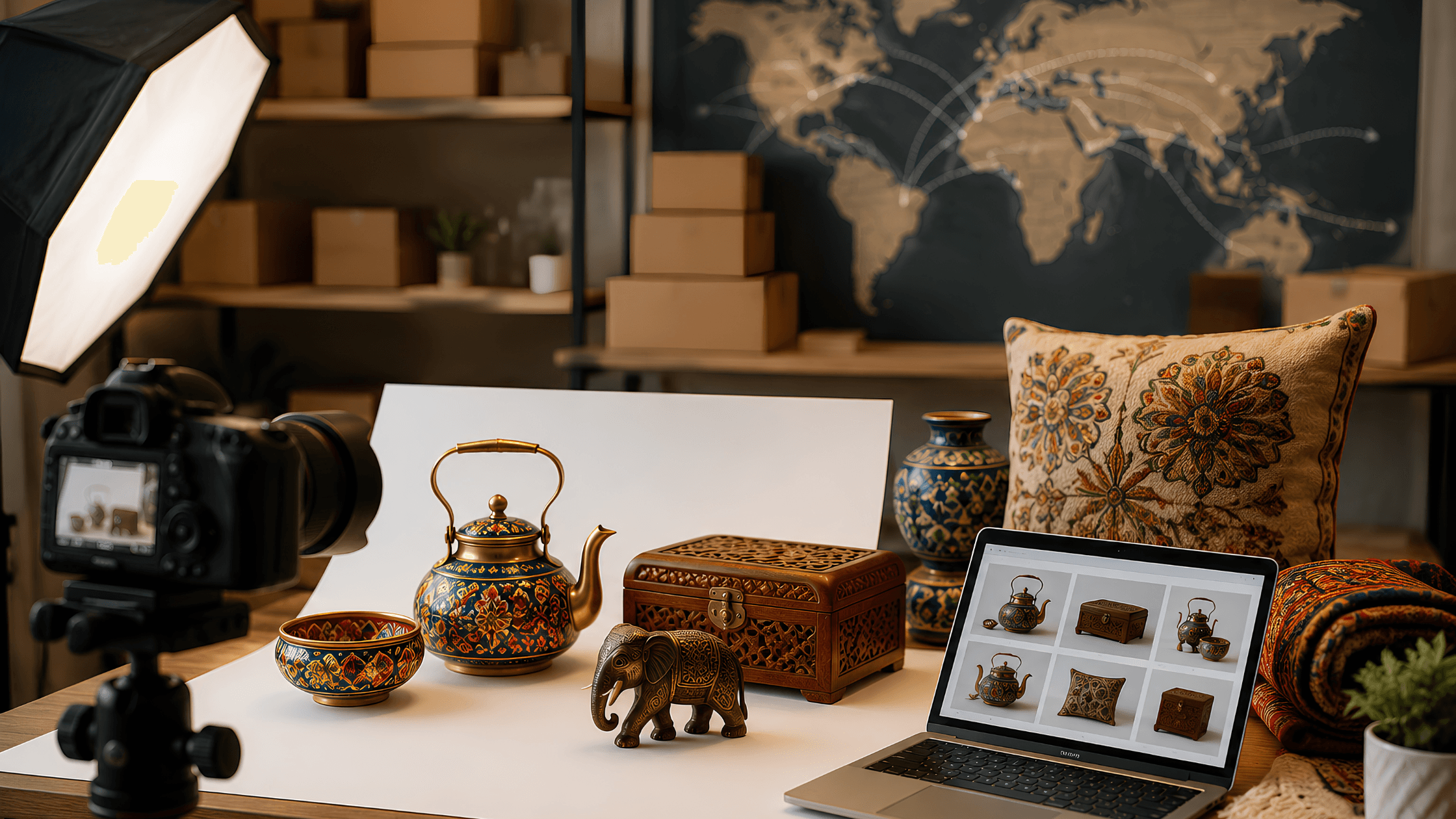 How Handicraft Sellers Can Use Photography to Export Globally